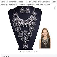Jewelry | Ex Large Statement Necklace Silver | Poshmark