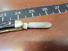 BOKER GERMANY 7588 3 BLADE STOCKMAN BLACK KNIFE HANDLES ...