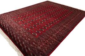 Luxe Bokhara Red Wool Rug - Kebabian's Rugs