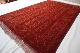 7x10 Ft Large Vintage Afghan Tekke Sara Rug- Soft Pile 1940s ...