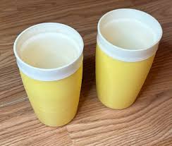 2 Bright Yellow Bolero Cups Vintage | Mercari