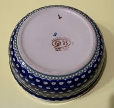 Polish Pottery Boleslawiec Serving Bowl | eBay