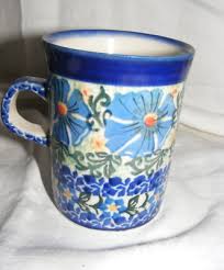 Vintage Unikat Art Pottery Handmade in Poland 8 Oz Cup Mug Barbara Makiela | eBay