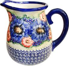Boleslawiec Polish Pottery UNIKAT 2L Pitcher Water or Milk ...