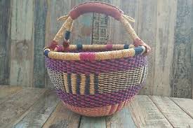 BOLGATANGA BOLGA BASKET HANDMADE WOVEN FAIR TRADE GHANA ...