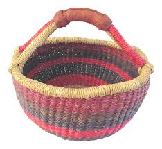 Ghanian Bolga Market Basket | Chairish