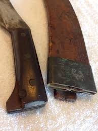 Collins? Engineer's Bolo Machete With Sheath 1880's Knife ...