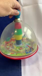 Vtg Bolz Kreisel Panorama Spinning Top Toddler Toy & Box ...