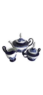 Cobalt Bombay Tea Set Like new | Mercari