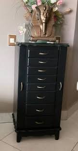 STANDING JEWELRY CABINET 8 DRAWERS & 2 SIDE DOORS - furniture - by owner - craigslist