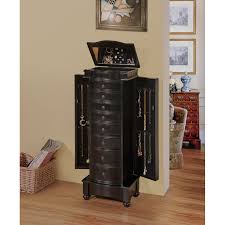 One Allium Way® Jewelry Armoire with Mirror & Reviews | Wayfair