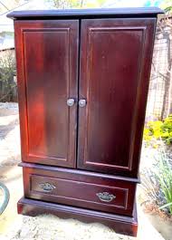 Vintage 2001 Bombay Company Tall Wooden Jewelry Box Chest Cabinet Mahogany | eBay