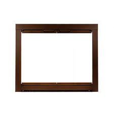 Piccolo Standard Masonry Fireplace Glass Door | Woodland Direct