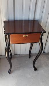 Biedermeier Period Rococo Revival Work Table | Chairish