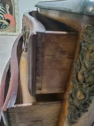 Antique French Louis XV Chest of Drawers Burl Walnut Bronze Marble Top Dresser Console - Etsy