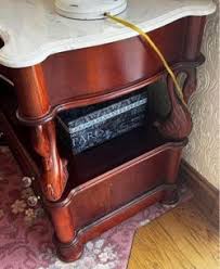 Two Vintage Pulaski Swan Nightstands for Sale in Chicago, IL - OfferUp