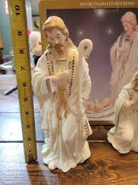 Bon-Ton Jade Porcelain Set of 3 Nativity Figurines Baby ...