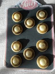 Ten Bubble Top Celluloid Buttons Unusual Large Number of ...