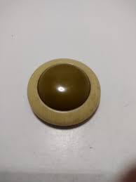 Vintage Brown & Tan Celluloid Button - Etsy
