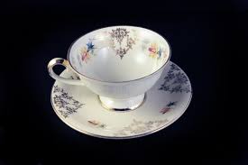 Teacup and Saucer, Schumann Bavaria, Bone China, England ...