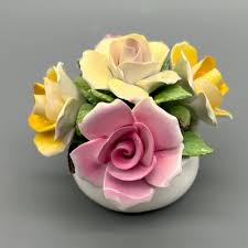 Vintage Royale Stratford Bone China Flower Arrangement: Pink ...