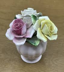 Royal Adderley English Fine Bone China Mini Vase Rose Flower ...