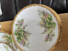 Clare Fine Bone China ( England ) Stunning 21 Piece Tea Set | eBay