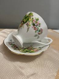 Lovely Crownford Tea/coffee Cup and Saucer W/pink Flowers / Made in England - Etsy