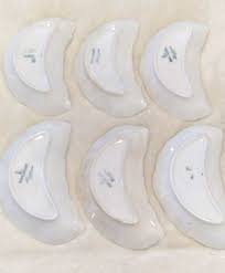 Homer Laughlin Bone Dishes Plates Hudson Shape Rose Set Of 6 Antique Vintage | eBay