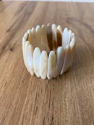 Vintage Natural Mother-of-Pearl Bracelet #1009 | eBay