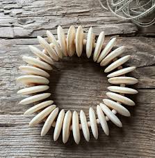 Single Bone Bead Sphere Bracelet – Tamera Beardsley