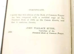 The Book of Common Prayer: Oxford University Press 1935 ...