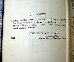 1944 Book Of Common Prayers, Oxford University Press ...
