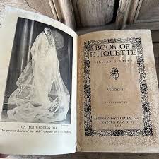 Book of Etiquette Vol. I by Lillian Eichler 1921 Antique Social Weddings Invites | eBay