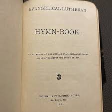 1919 EVANGELICAL LUTHERAN Hymn Book Leather Cover Concordia Antique- Rare | eBay