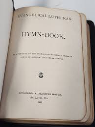 1919 EVANGELICAL LUTHERAN Hymn Book Leather Cover Antigue Concordia | eBay