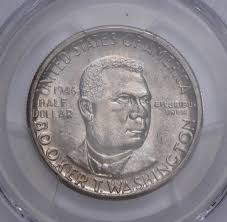 1946-D Booker T Washington Commemorative Half Dollar MS64 PCGS Blue Label | eBay