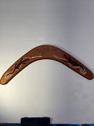 Hand Crafted Painted 11 1/2” Boomerang Australia Original | eBay