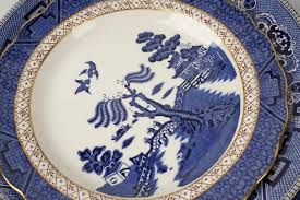 Lot - Booths Real Old Willow Blue China Partial Service