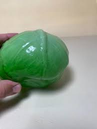 Vintage Large Hand Blown Art Glass Green Head Of Cabbage ...