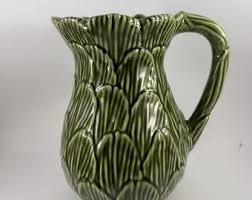 Vintage Olafaire Made in Portugal Green Cabbage Majolica ...