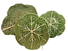 Portuguese Trompe l'Oeil Cabbageware Bordallo Pinheiro Large ...