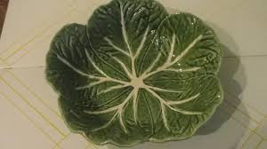 Bordallo Pinheiro Green Cabbage Round Vegetable Bowl.. For ...