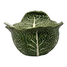Bordallo Pinheiro Cabbage Leaf Soup Tureen With Lid/Ladle ...