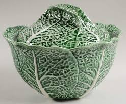 Cabbage Green Tureen & Lid by Bordallo Pinheiro ...