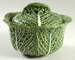 Cabbage Green Small Tureen & Lid by Bordallo Pinheiro ...