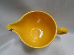 Homer Laughlin Fiesta (Old): Yellow Creamer / Cream Pitcher ...