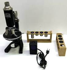 Vintage Microscope Nr.15810 W. Klein Wetzlar w/Wooden Case ...