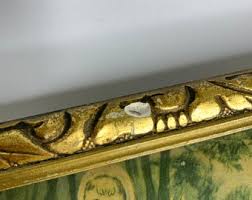 French Vintage Picture Print Framed Children Country Roads ...