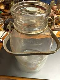 Vintage Half Gallon Milk Jar - Etsy